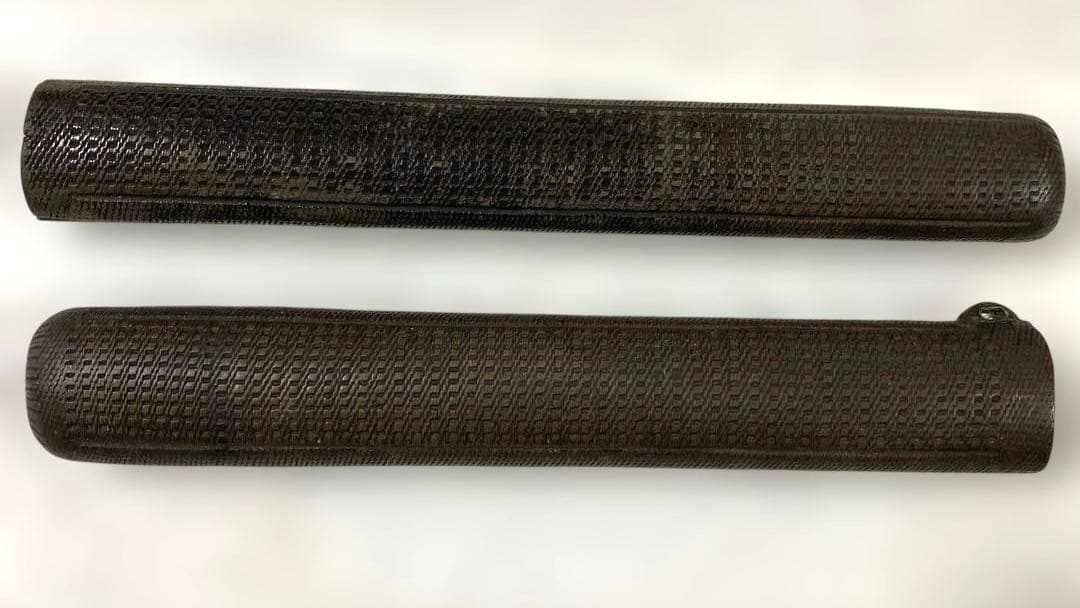 C-17 煙管　煙管入れ　2個セット　煙草道具　骨董品　古道具　美術品　工芸品