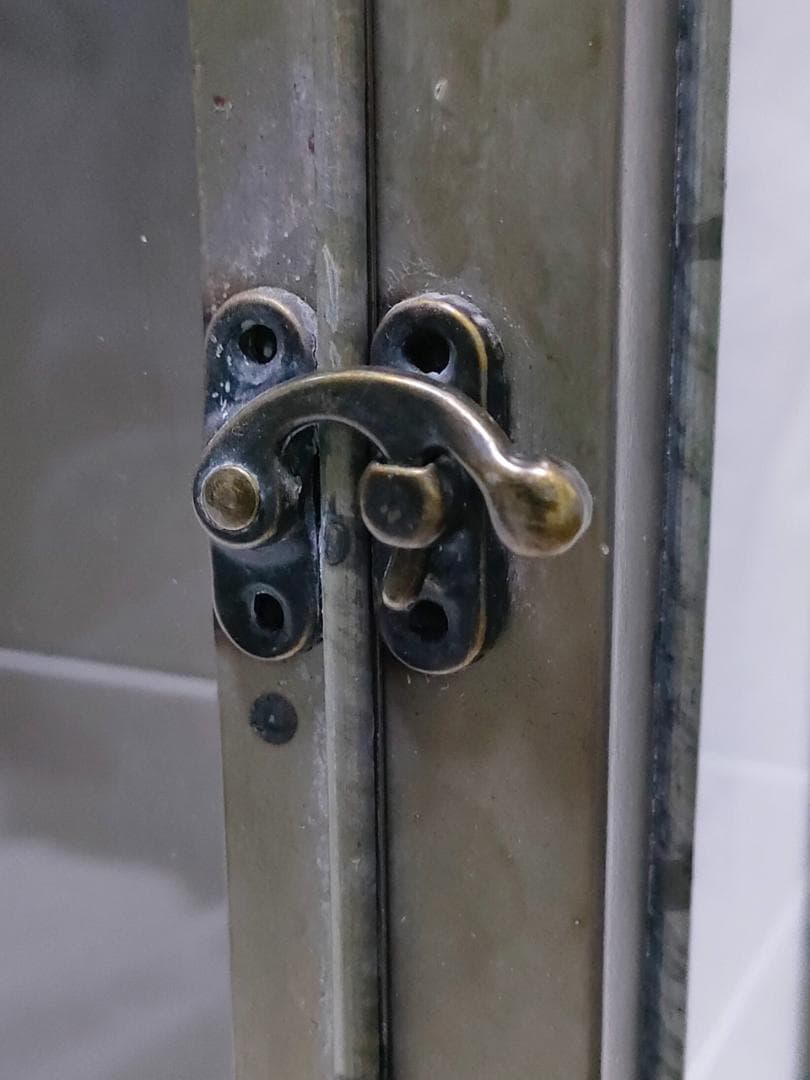 スチールショーケース 2セット　ディスプレイ　棚　ヴィンテージ　アンティーク