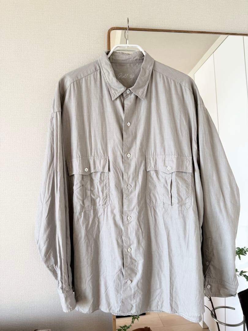 Porter Classic カシミヤロールアップシャツ XXL