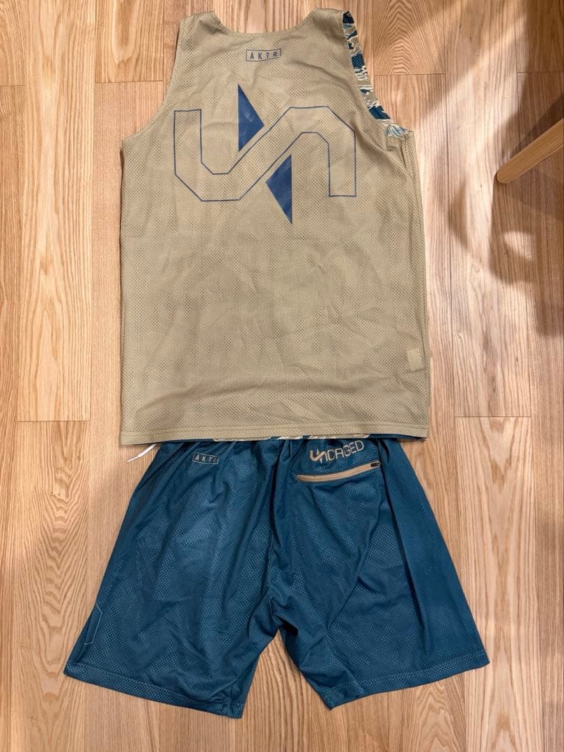 AKTR　underdog バスケットボール　タンクトップ　パンツ