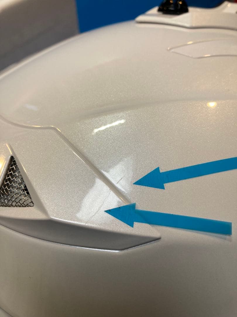 【超美品】ヤマハ ゼニスヘルメット YX-6 ホワイトM オフ&アドベンチャー