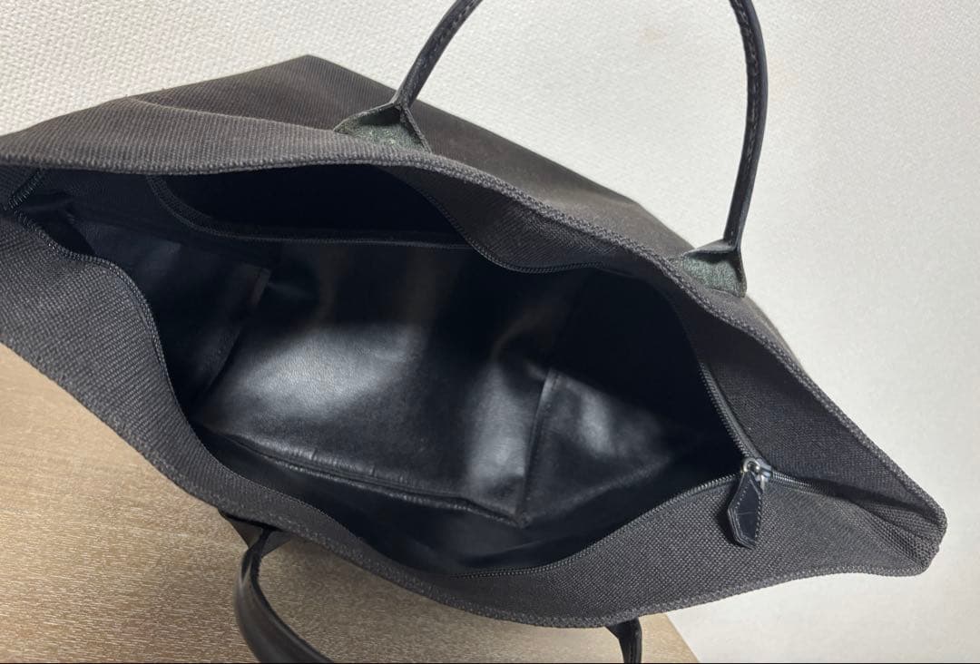 Herve Chapelier エルベシャプリエ レザー 舟型トート バック