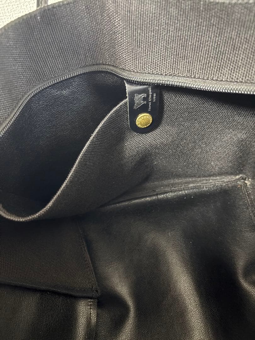 Herve Chapelier エルベシャプリエ レザー 舟型トート バック