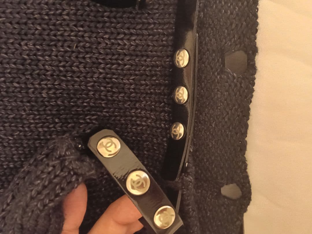 カリーナ　極美品　ココマークいっぱい　CHANEL シャネル　ニット