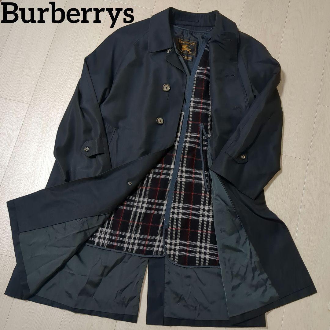 Burberrys　ヴィンテージ　トレンチコート　ネイビー　ノバチェックライナー