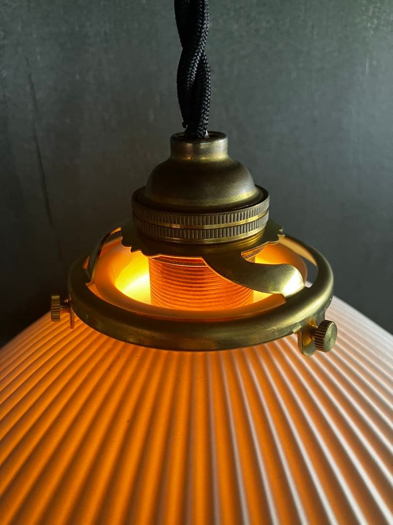 磁器シェード　電笠　ランプシェード　ペンダントライト①