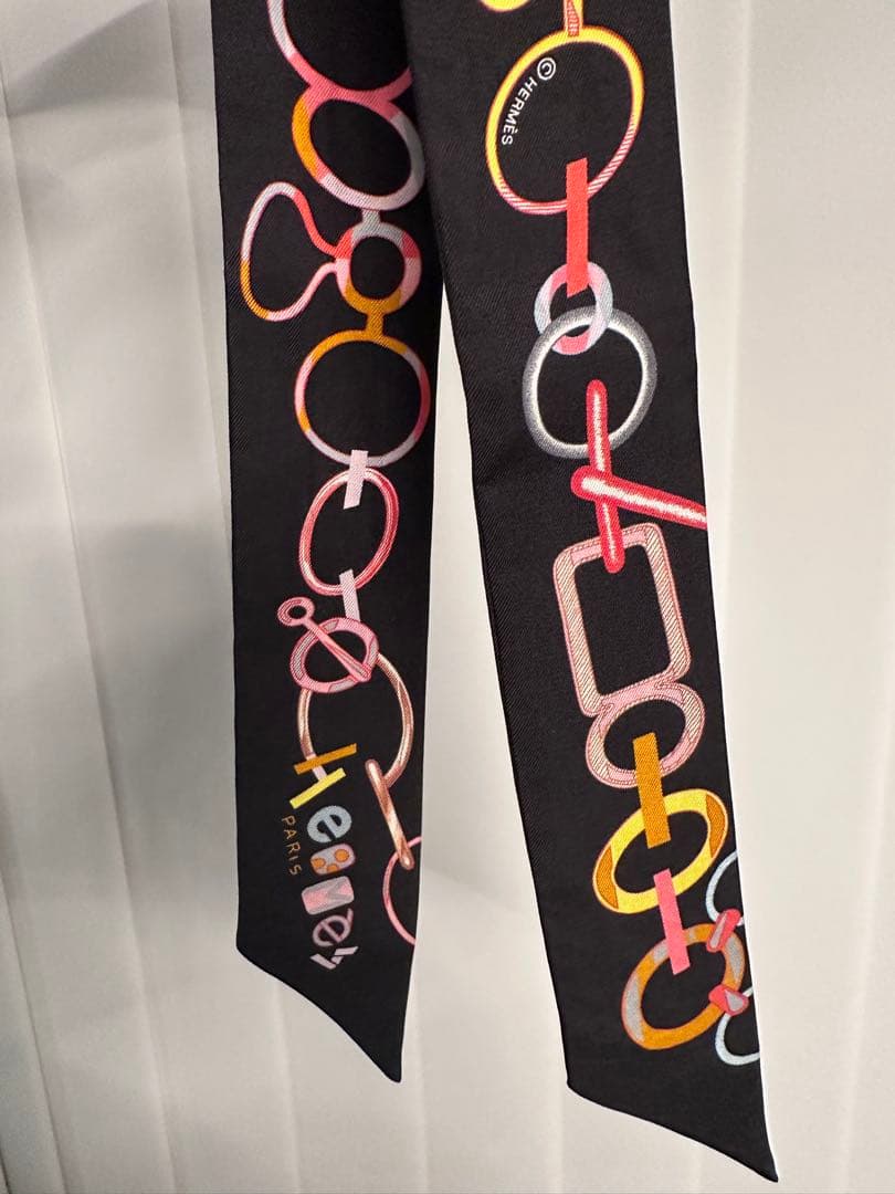 エルメス　ツイリー　ブラック