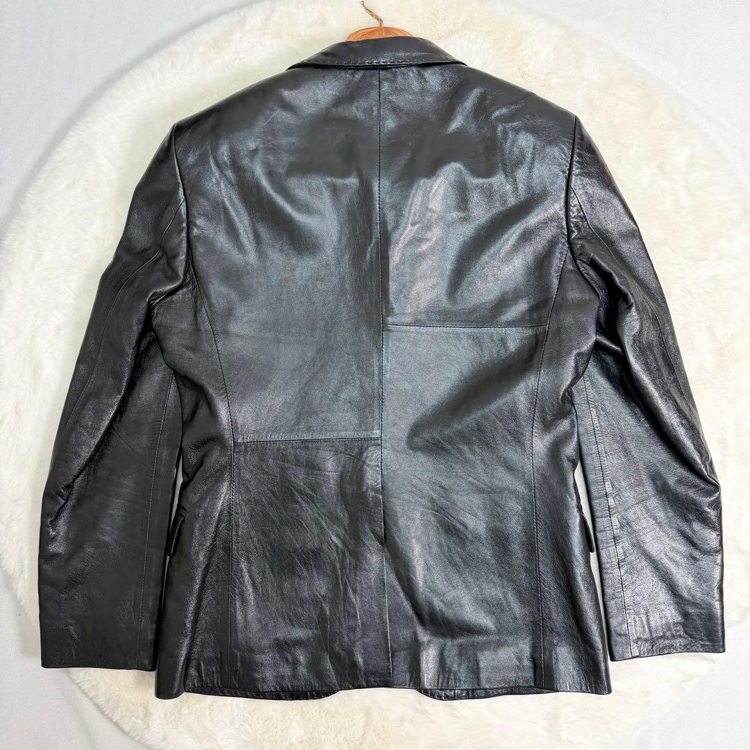 【美品】Paul Smith ポールスミス ラムレザージャケット 羊革