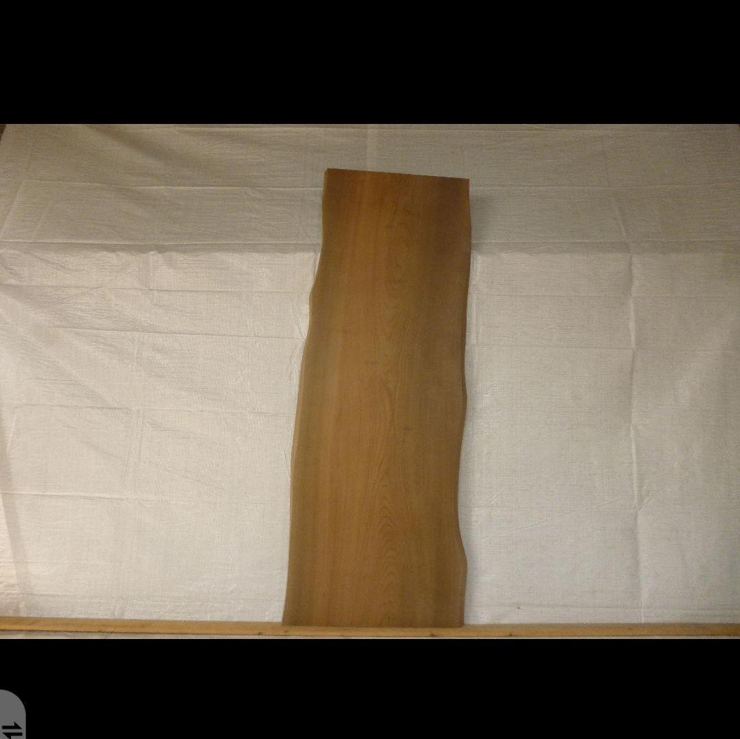 送料込み　一枚板　神代カツラ　銘木　無垢材天板テーブルカウンター DIY番号14