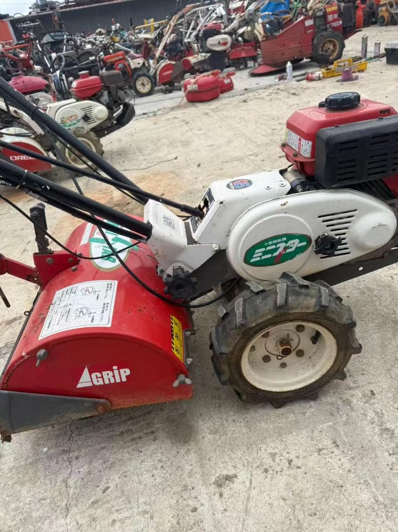 【福岡県みやま市】アグリップ 管理機 IR60AS 6馬力　正逆ロータリー