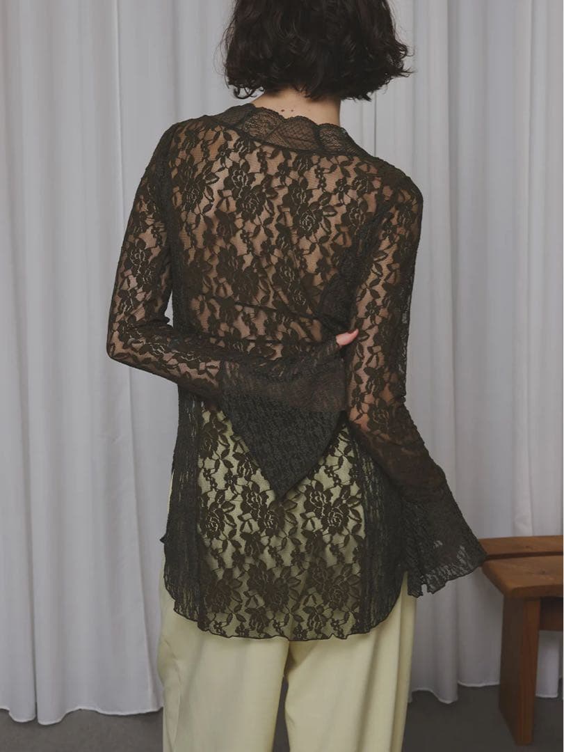 トップス Ameri COMBINATION LACE TOPIC