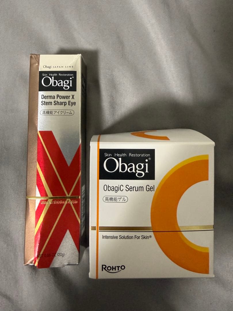 【新品未開封】オバジ ダーマパワーX ステムシャープアイ ＆Cセラムゲル セット
