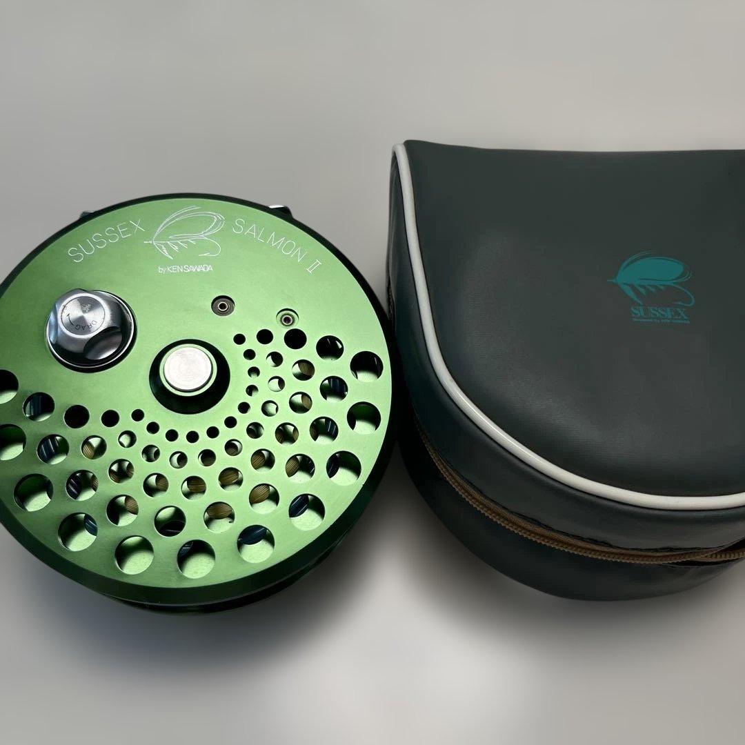 SUSSEX SALMON2 フライリール 緑色