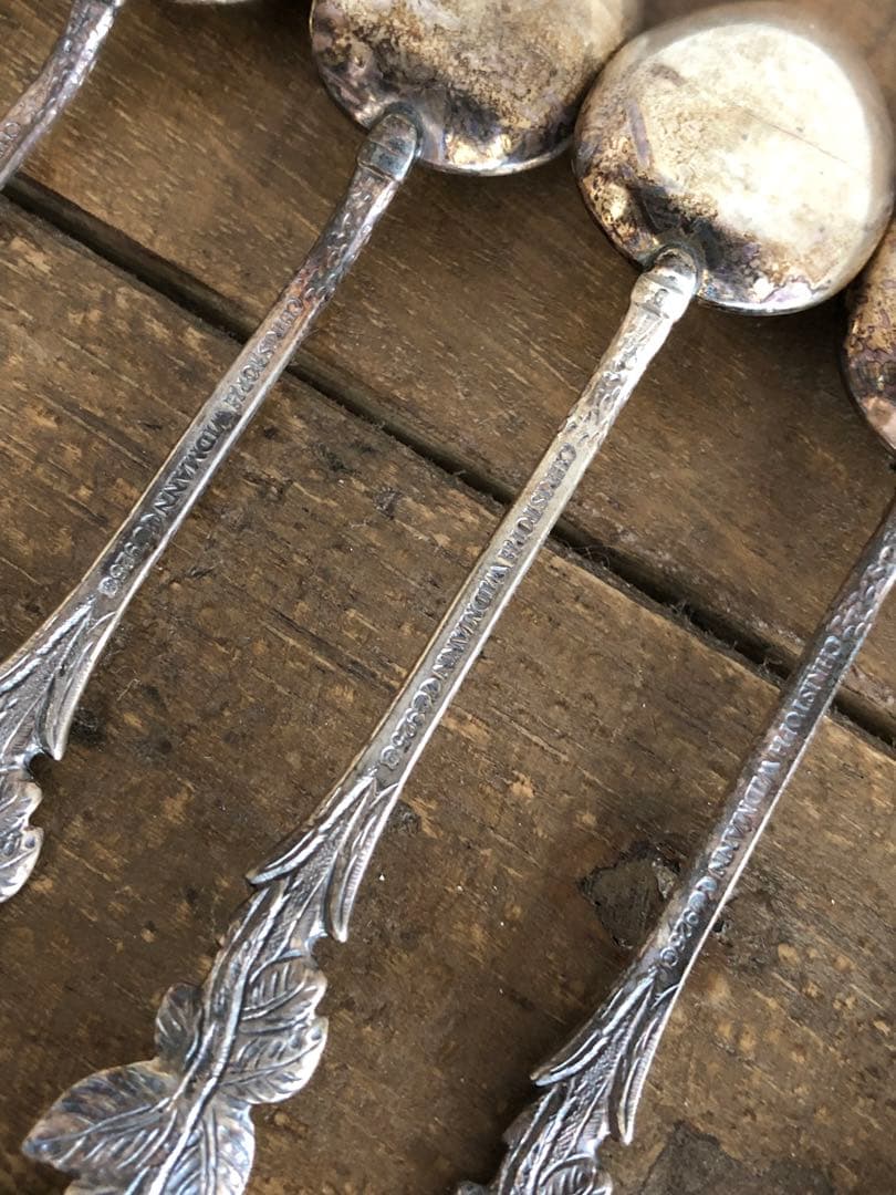 クリストフウィドマン　ヒルデスハイムローズ　スプーン6客　925シルバー　純銀製