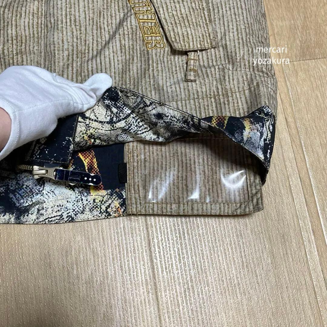 美品 ETHER エター M スノーボードウェア上下 COMPASS