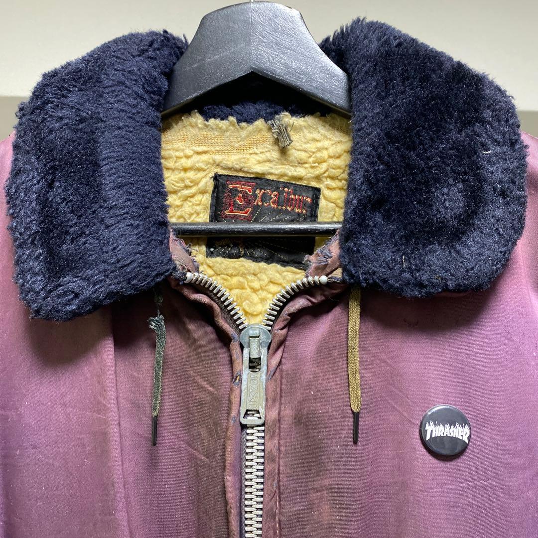 vintage MA-1ジャケット パープル　50s 60s