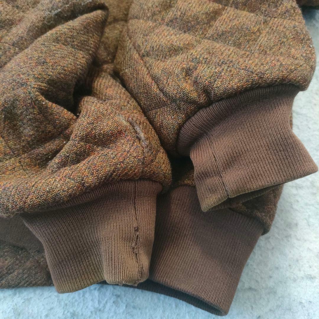 MACKINTOSH ツイード スイングトップ キルティング ブラウン