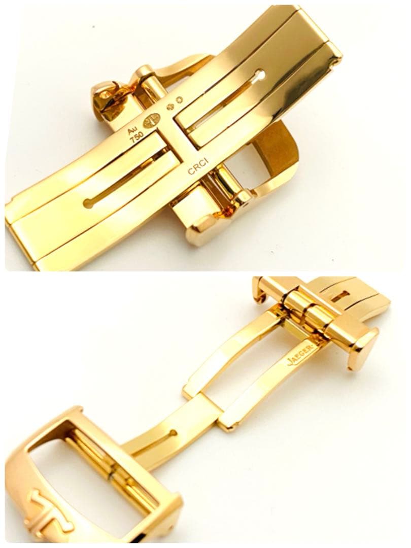 未使用 定価52.3万 ルクルト パーペチュアルカレンダー用 Dバックル PG