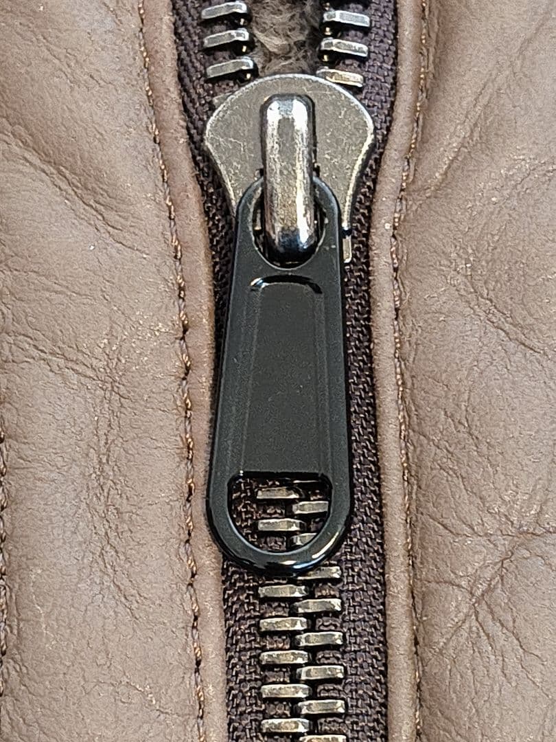 EPOCA Uomo ブラウンレザーシングルライダース