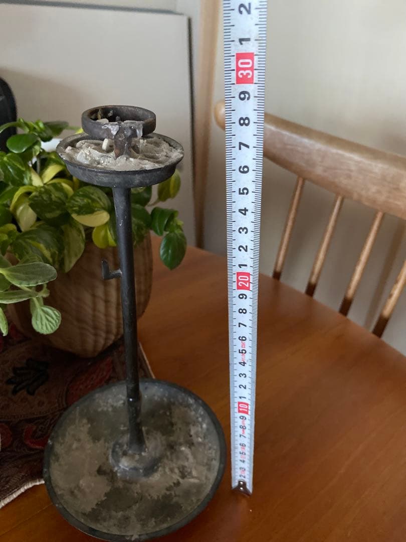 【お値下げ】　燭台　蝋燭たて　和骨董古美術