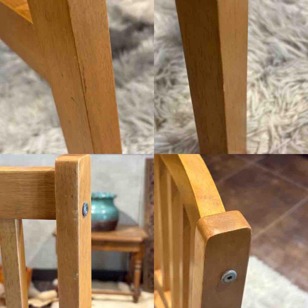 山善　YAMAZEN ダイニングチェア　リビングチェア　ビンテージ　4脚　YK