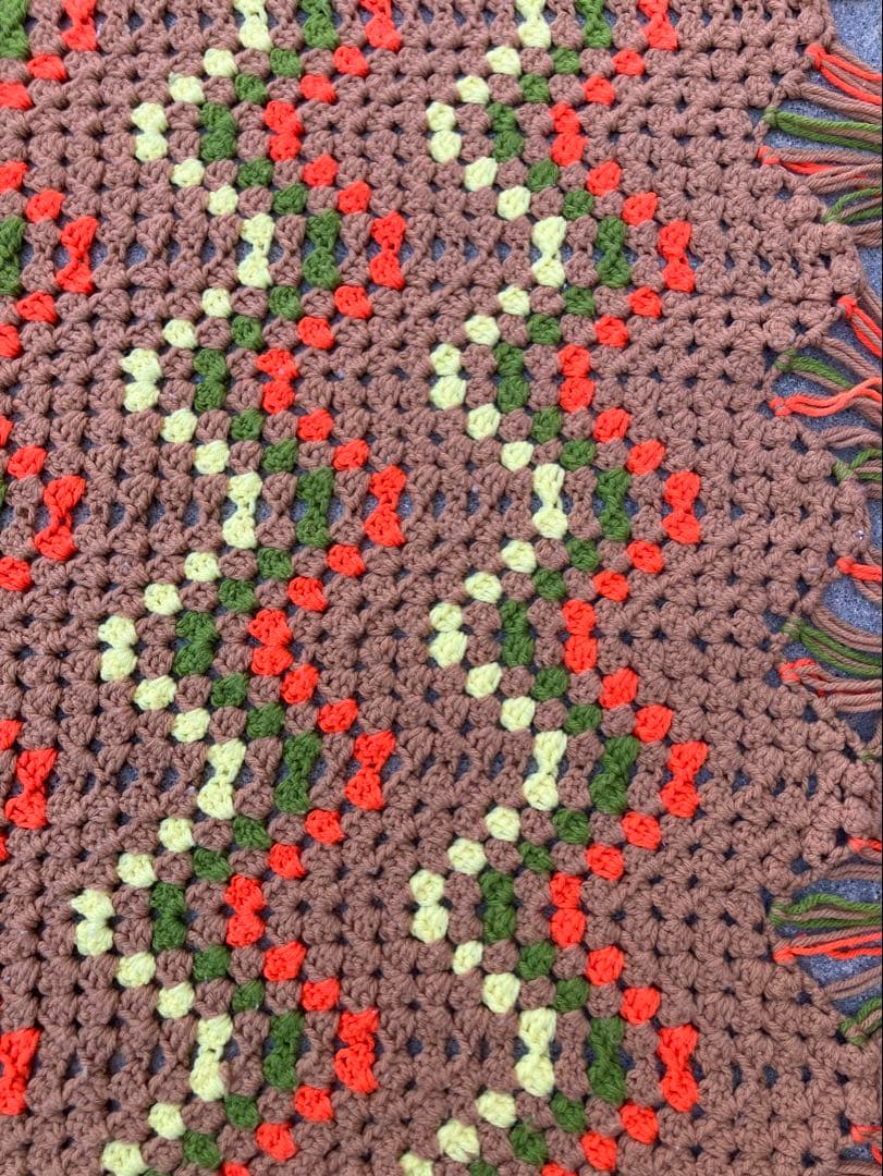 その他 USED FRINGE BLANKET