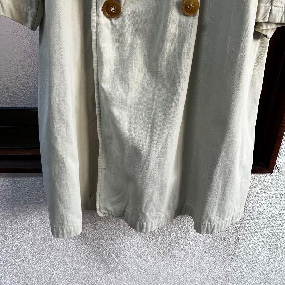 30s 40s french vintage トレンチコート ベージュ
