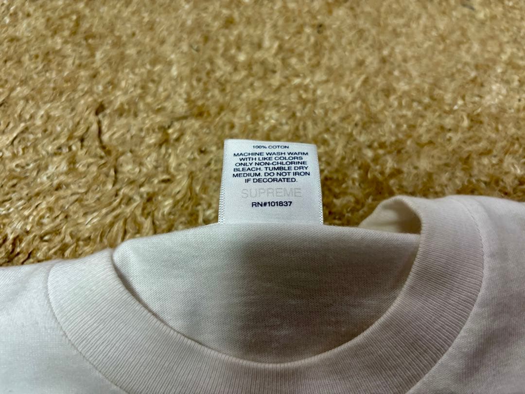 本物　オンライン購入Supreme Box Logo L/S Tee 納品書原本