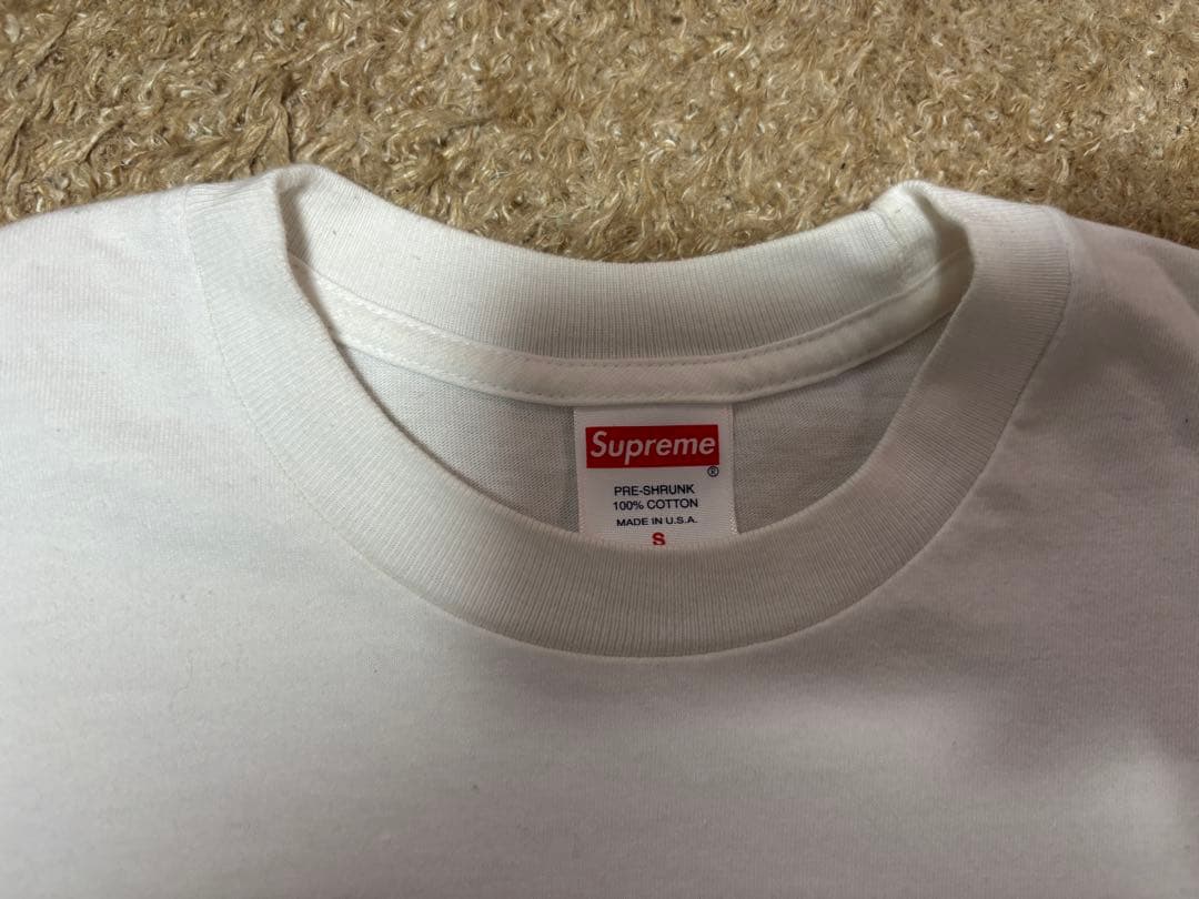 本物　オンライン購入Supreme Box Logo L/S Tee 納品書原本