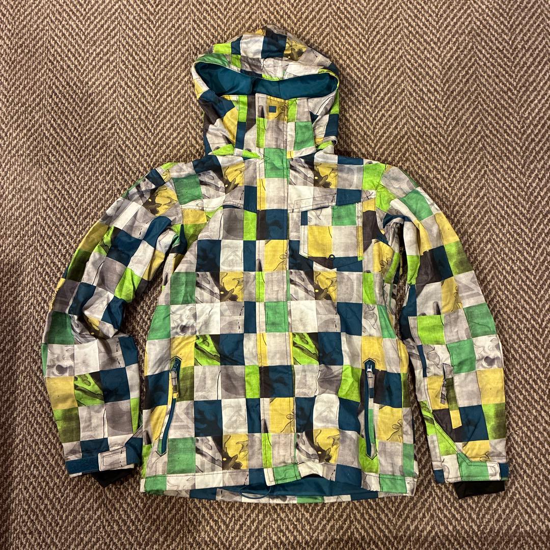 QUIKSILVER /スノーボードウェアXS / スクエア柄