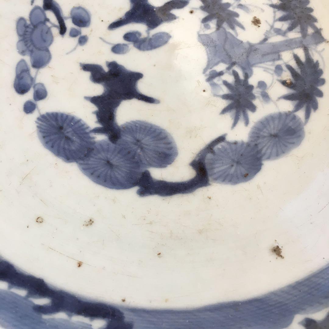 たこ唐草 大鉢 江戸中期