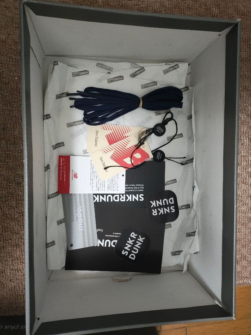 New Balance 992 ネイビー/グレー スニーカー