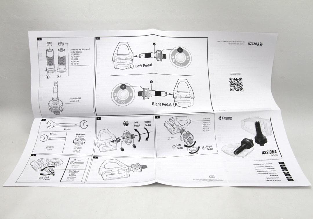 ファベロ アシオマ DUO-Shi パワーメーター（シマノペダル対応）