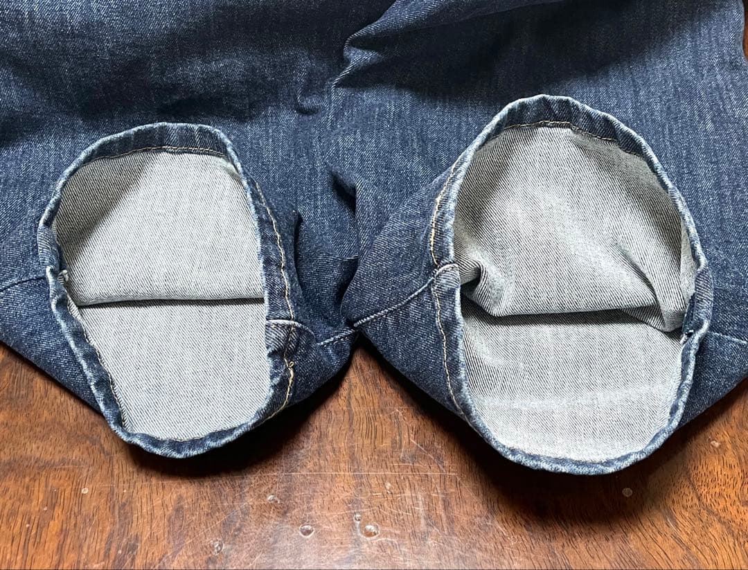 希少サイズ Levi's リーバイス デニムオーバーオール レディース 22W