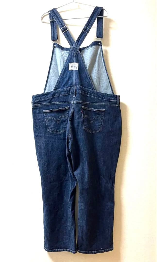 希少サイズ Levi's リーバイス デニムオーバーオール レディース 22W