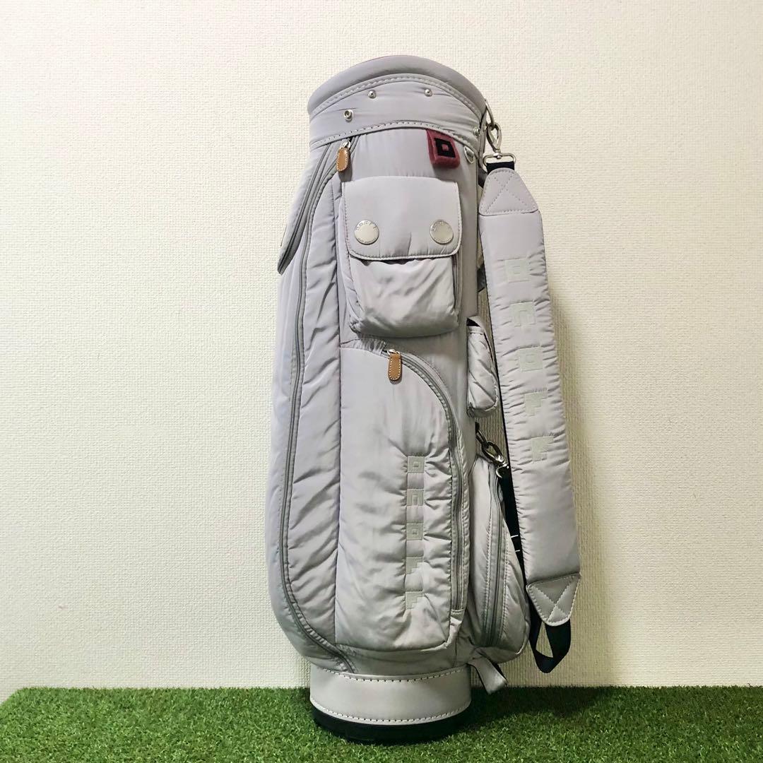 ほぼ未使用｜ONOFF オノフ　キャディバッグ ライトグレー 極美品