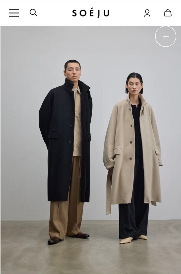 SOÉJU スーパー140メルトンバルマカーンコートサイズ5