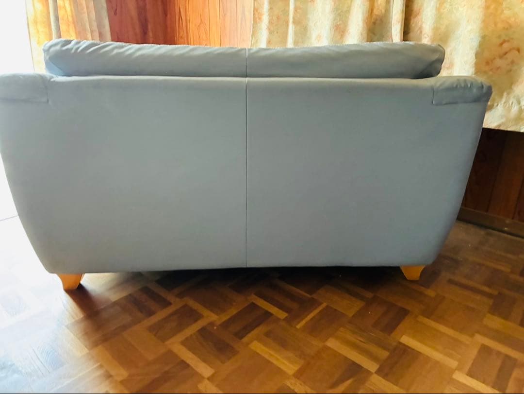 福岡発 合皮 レザー 座椅子 チェア 2人掛け ソファー ソファ 椅子 イス