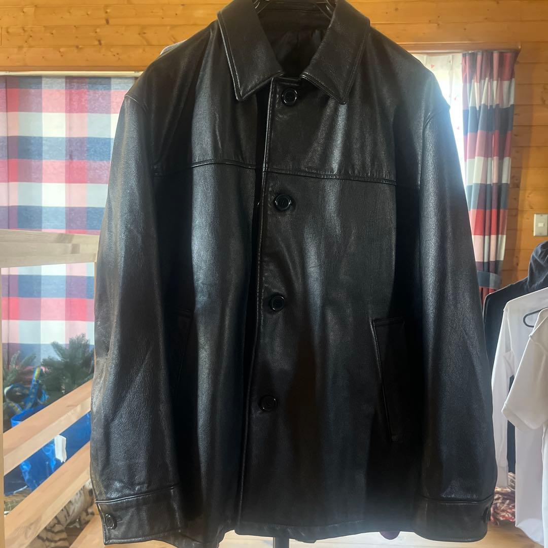 ジャーナルスタンダード　レザーカーコート　M