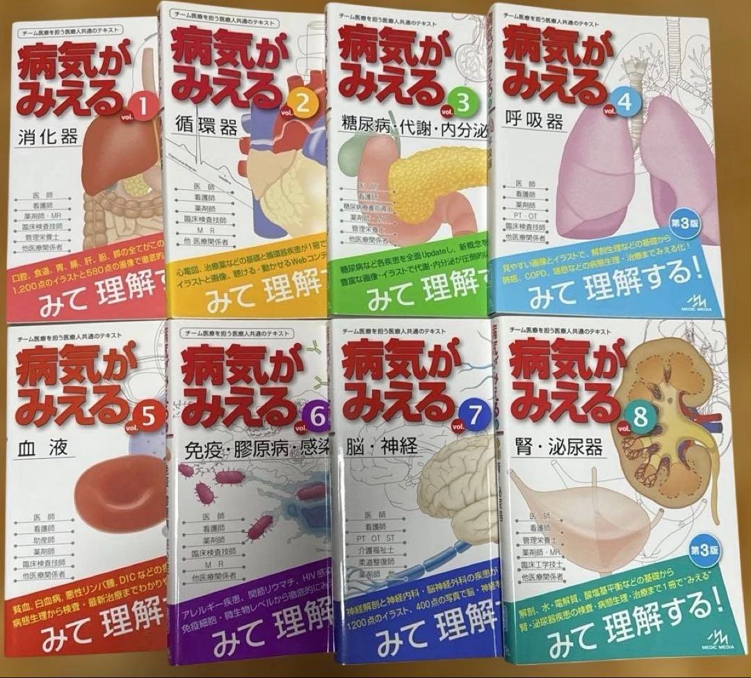 病気がみえる　vol.1〜8＋公衆衛生がみえる