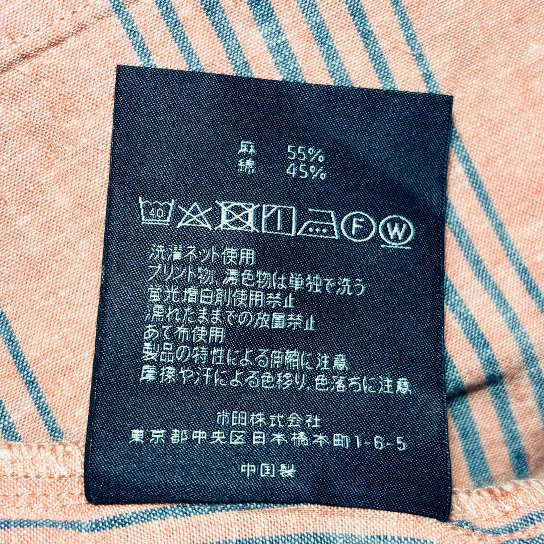 新品未使用RALPH LAUREN リネン 長袖シャツワンピース ホームウェア