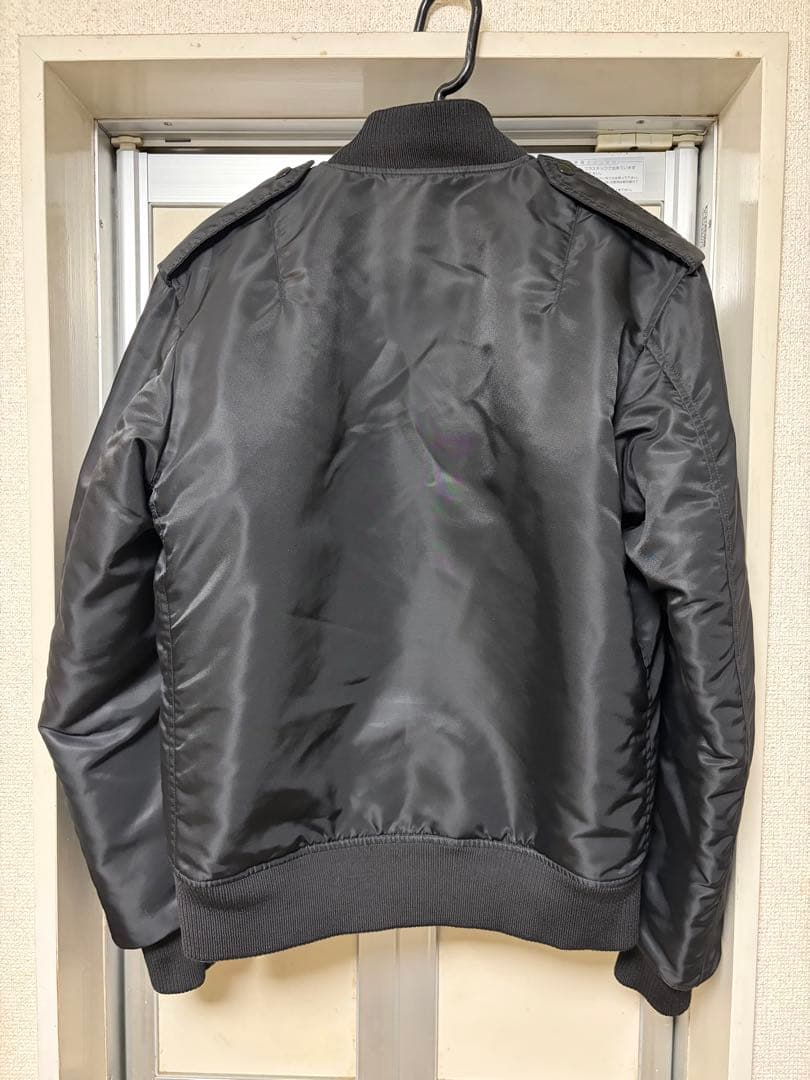 SAINT LAURENT PARIS ブラック MA-1ジャケット