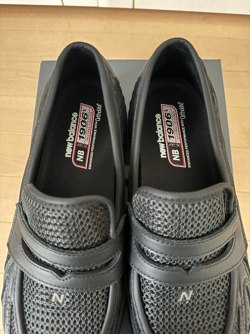 New Balance U1906LAI 28cm ブラック ローファー