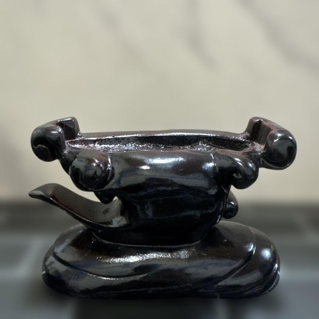 【圧巻3.1kg】天然水晶 双龍彫刻 台座付 巨大玉持ち 置物