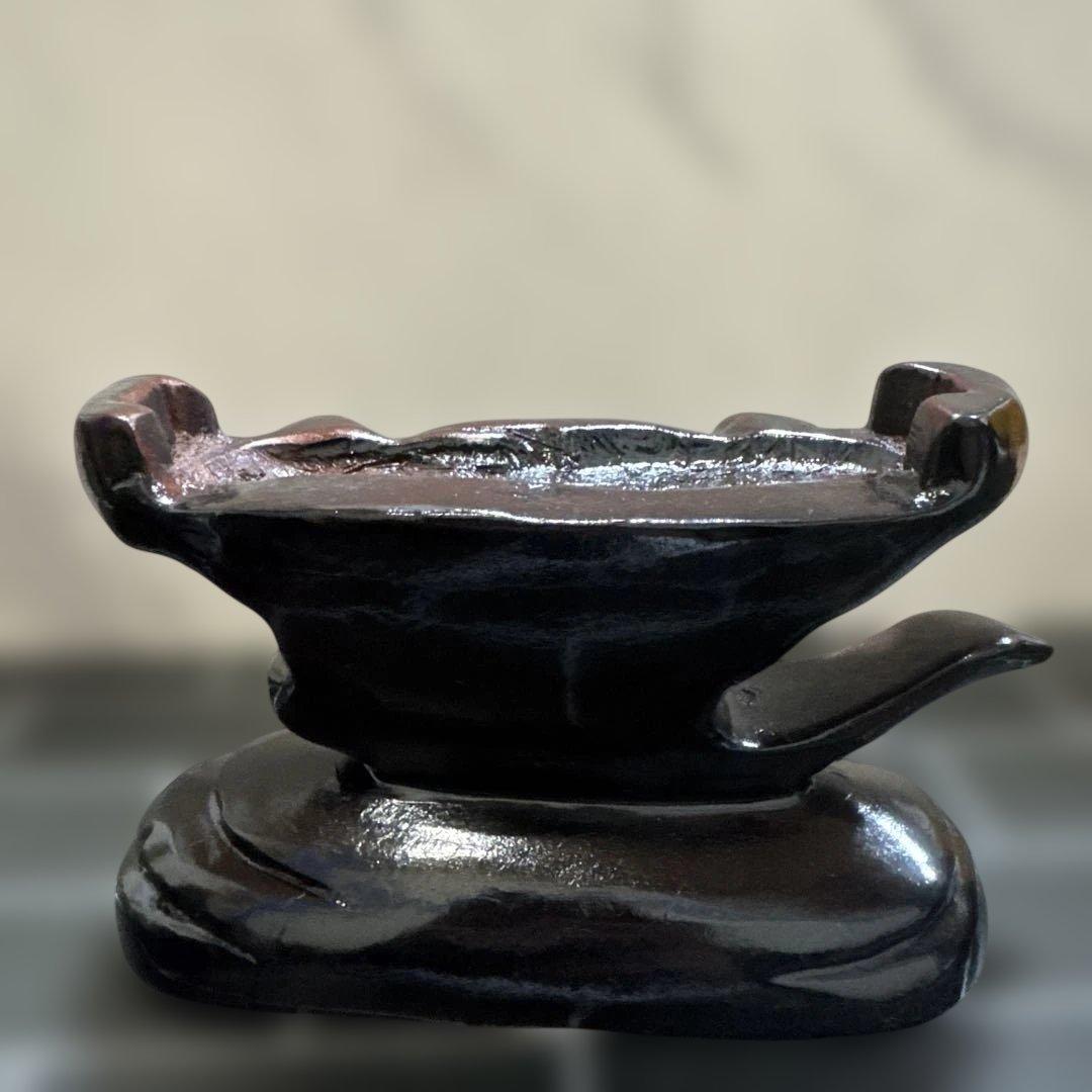 【圧巻3.1kg】天然水晶 双龍彫刻 台座付 巨大玉持ち 置物