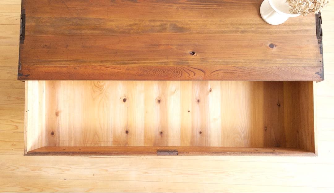 ローボード　引き出し　M060　古道具　古家具　和家具　ビンテージ　アンティーク