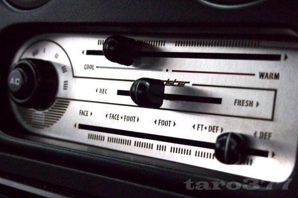 マツダ ユーノス ロードスター NA ステンレスヘアライン エアコンパネル