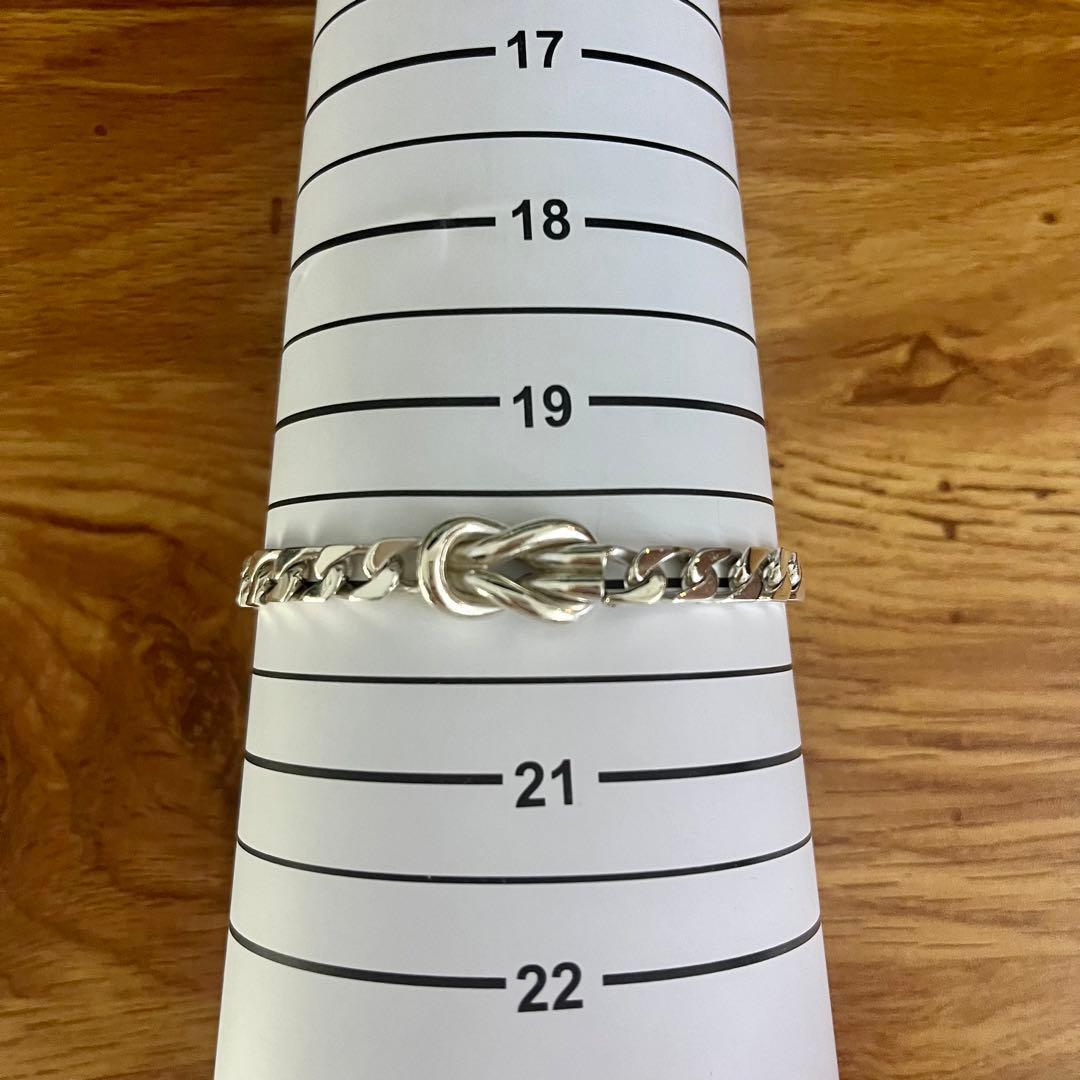 まちゃまちゃい様 箱袋 ティファニー 美品 喜平 ノット ブレスレット Lu9e