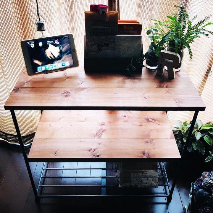 アイアンシェルフ   ラック　アイアン家具　男前　インダストリアル　モダン