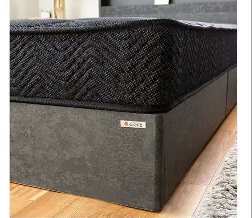 ダブルベッドフレーム(GH 引出し付き BK)